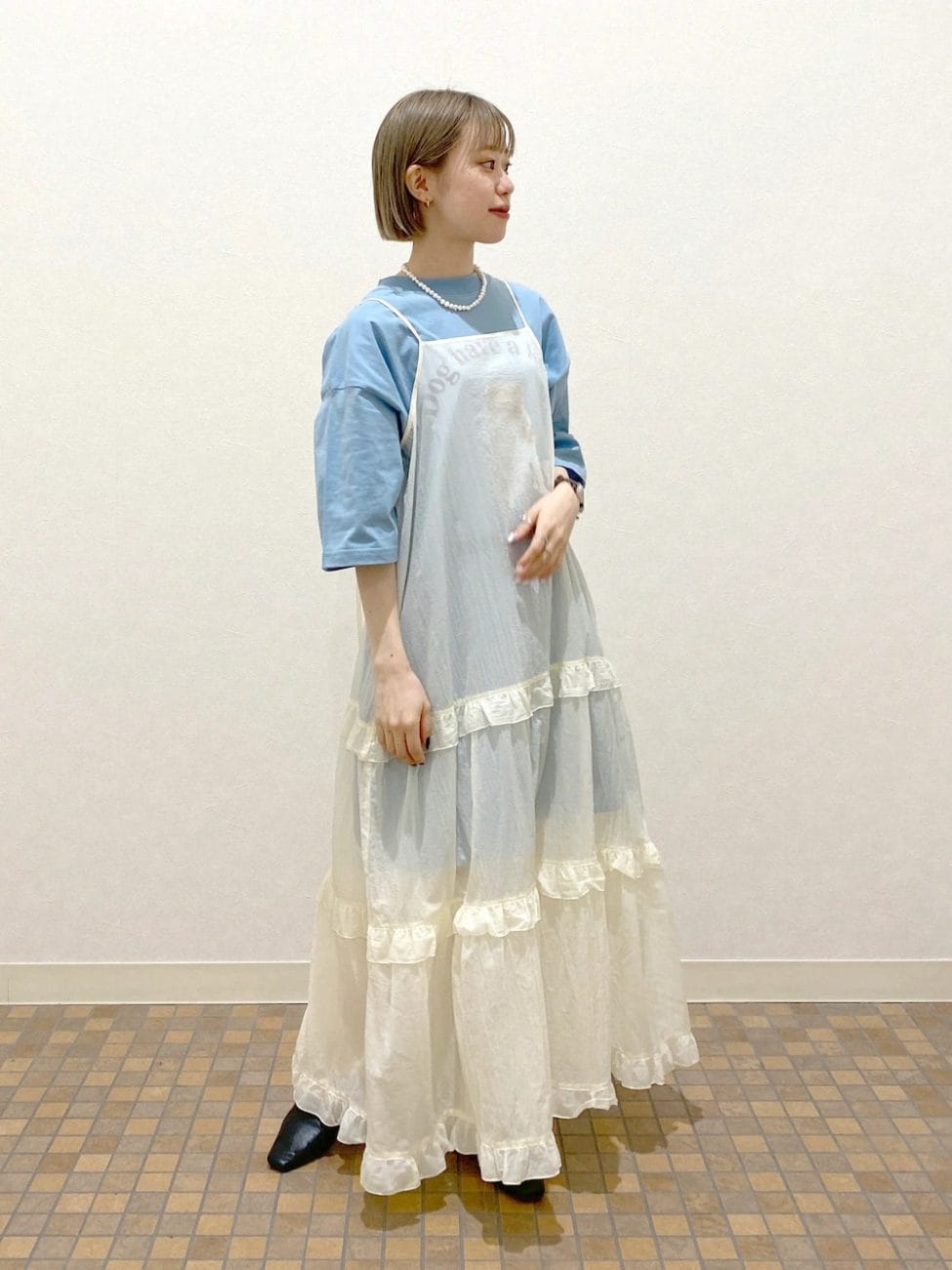 22年最新 シースルーワンピースのおしゃれコーデ15選 楽して可愛いが叶う 2nd Style