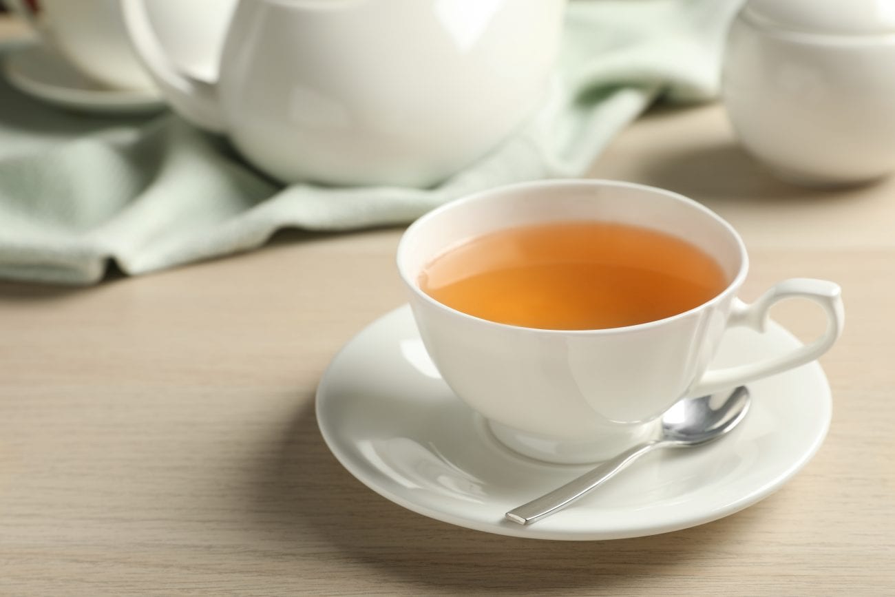 紅茶が入っているティーカップ