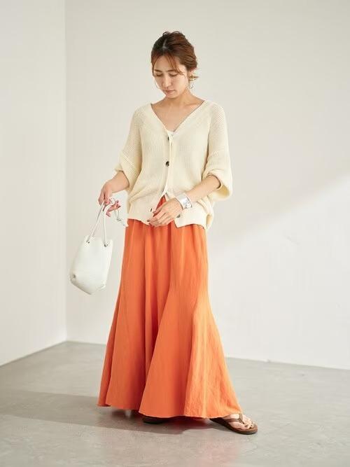 マーメイドスカートで手抜き感ゼロに