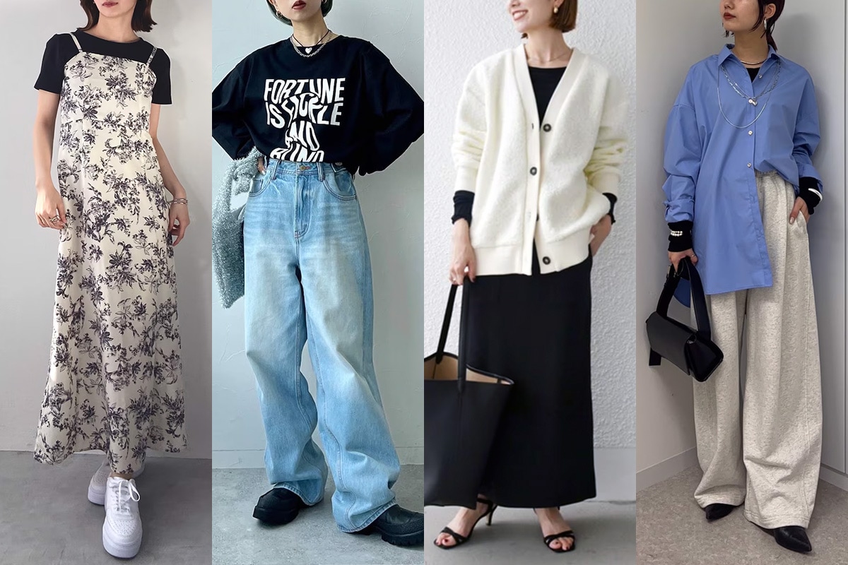 シックに魅せる「黒Tシャツ」のレディースコーデ50選｜春夏・秋冬別