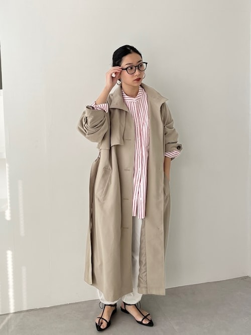 ［平均気温12度］の服装は、色や素材で春らしさを演出