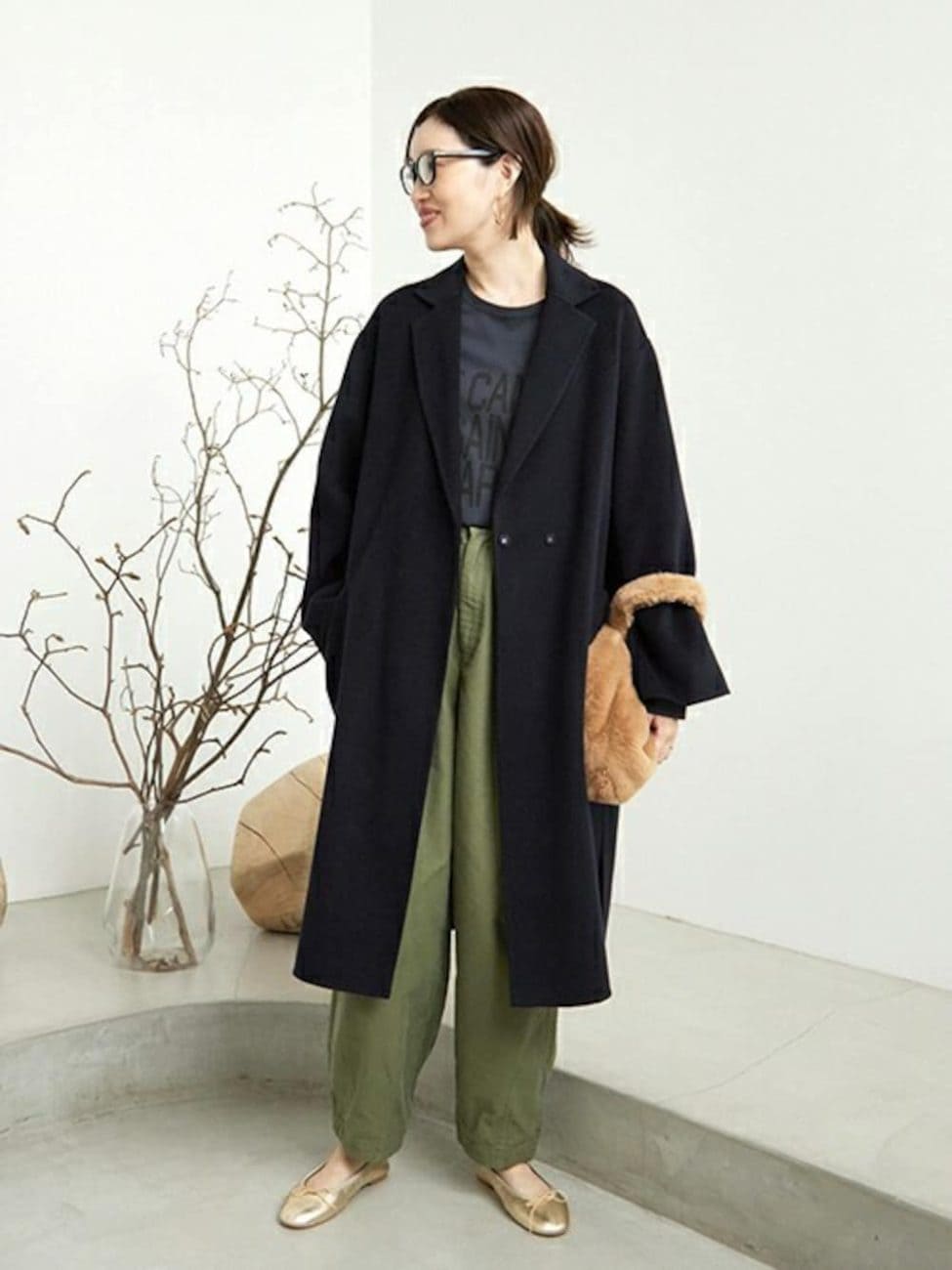 ▼［3］チェスターコートで装いに品を宿す