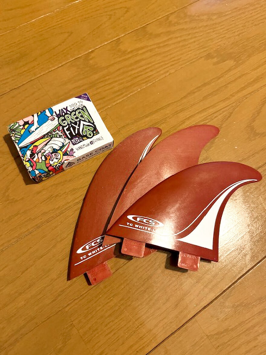グリーンフィックスのワックス/ ティーシーホワイトラインのフィン画像