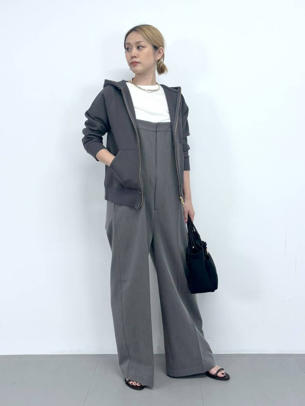 ▼40代の春コーデ×オールインワン