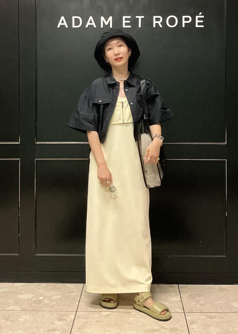 ▼40代の春コーデ×旅行