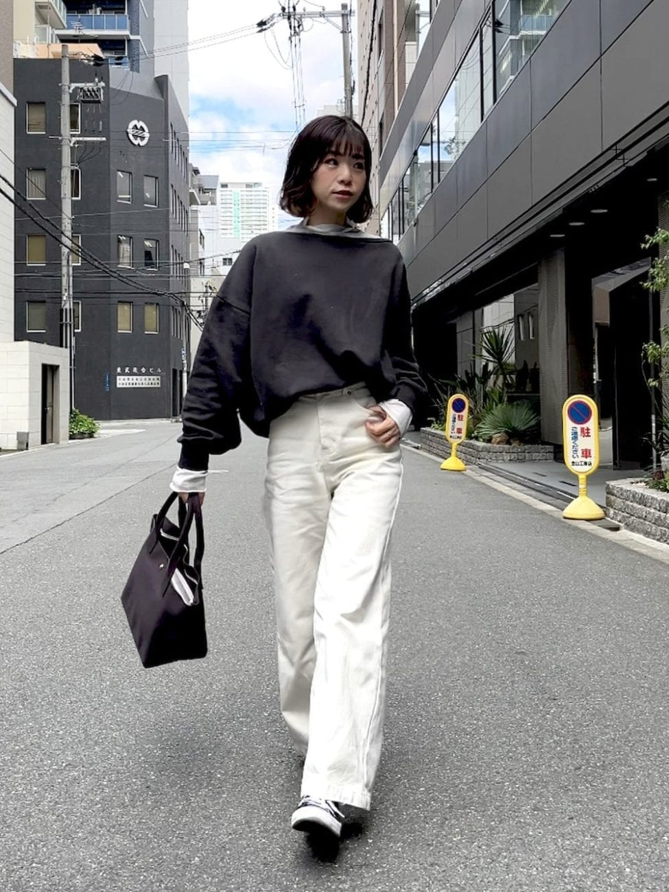 ▼40代の春コーデ×ショッピング