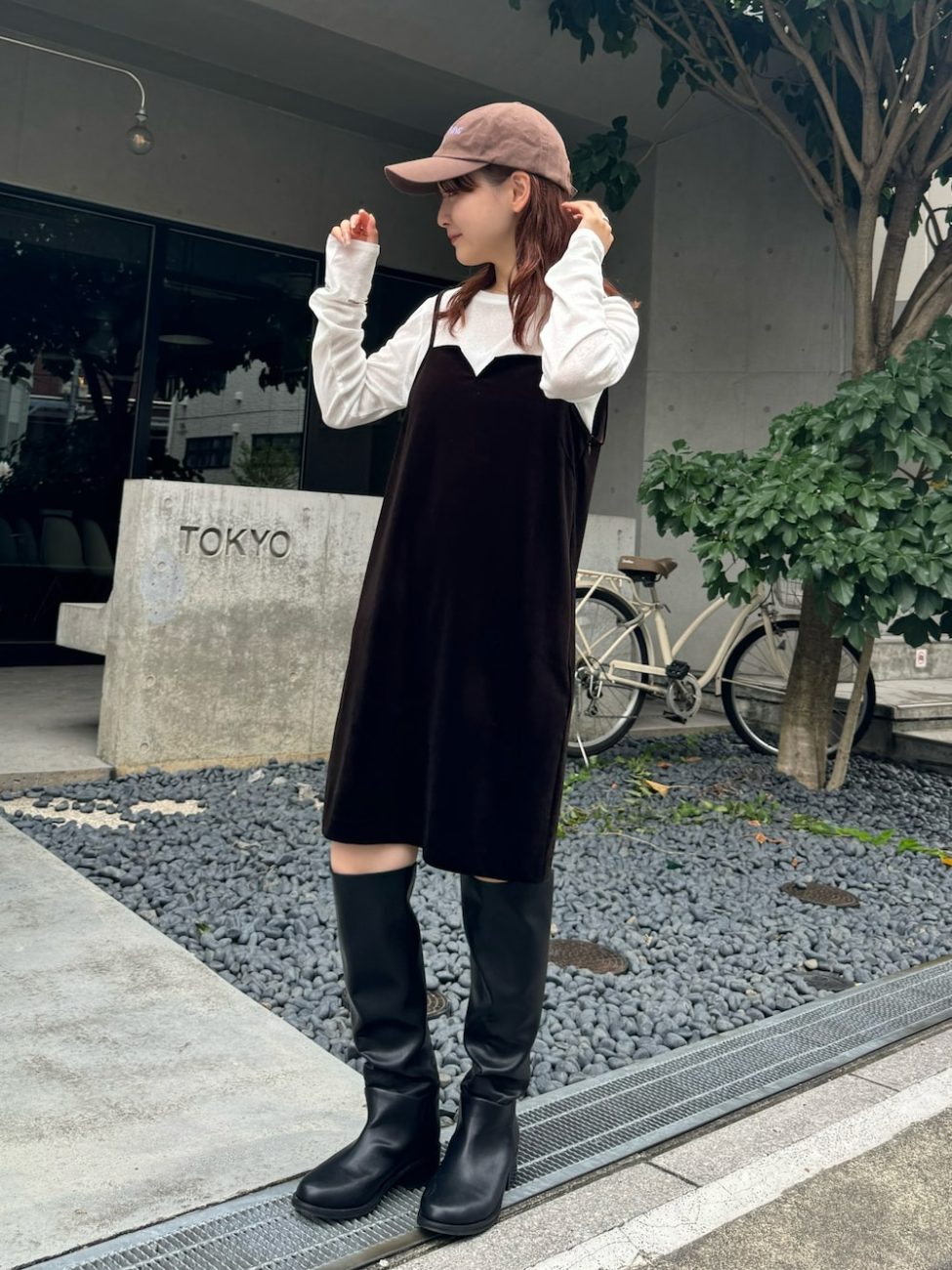 ミニワンピースでスタイルアップを叶える