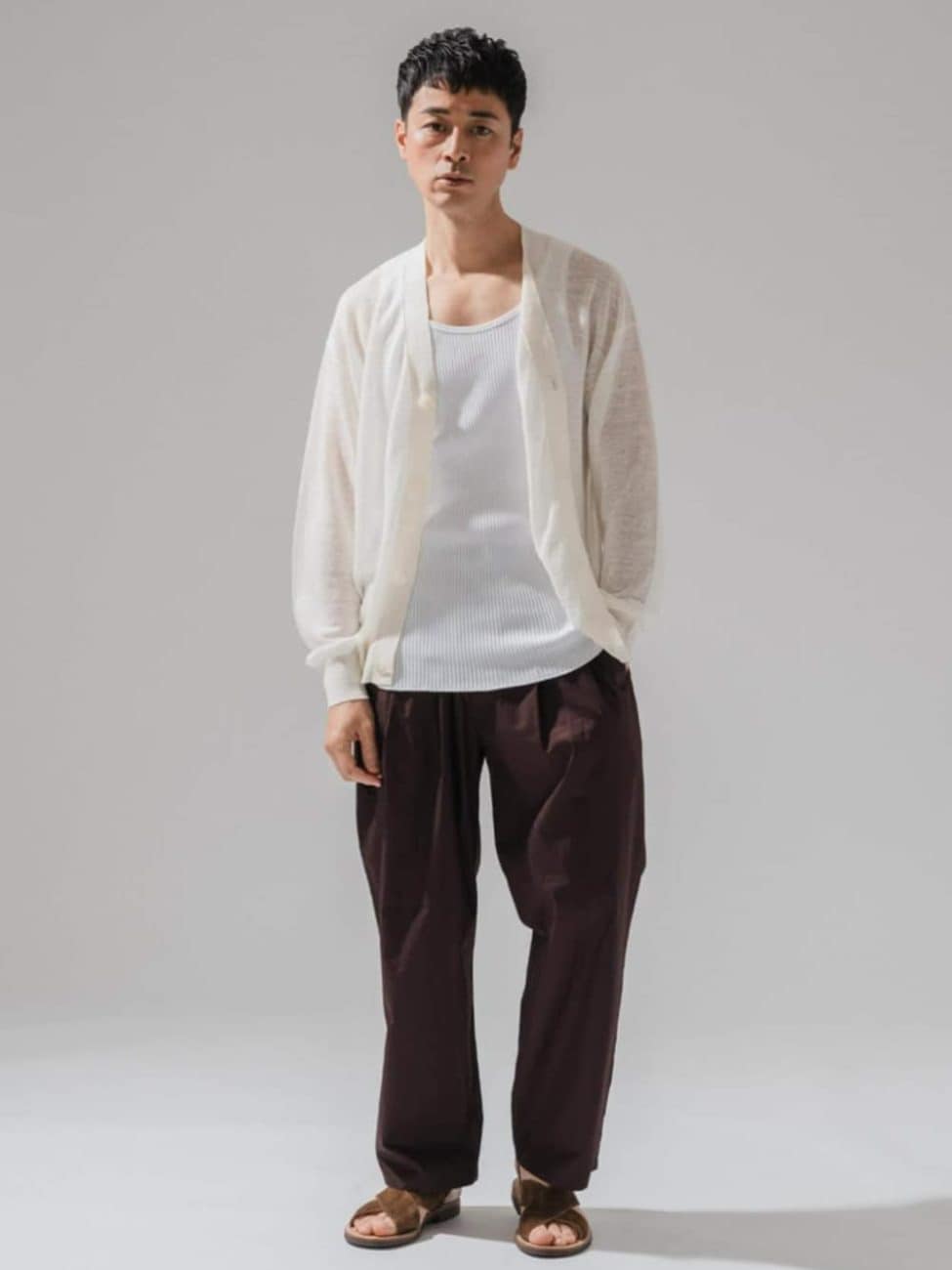 ▼シアー素材なら簡単に清涼感が備わる