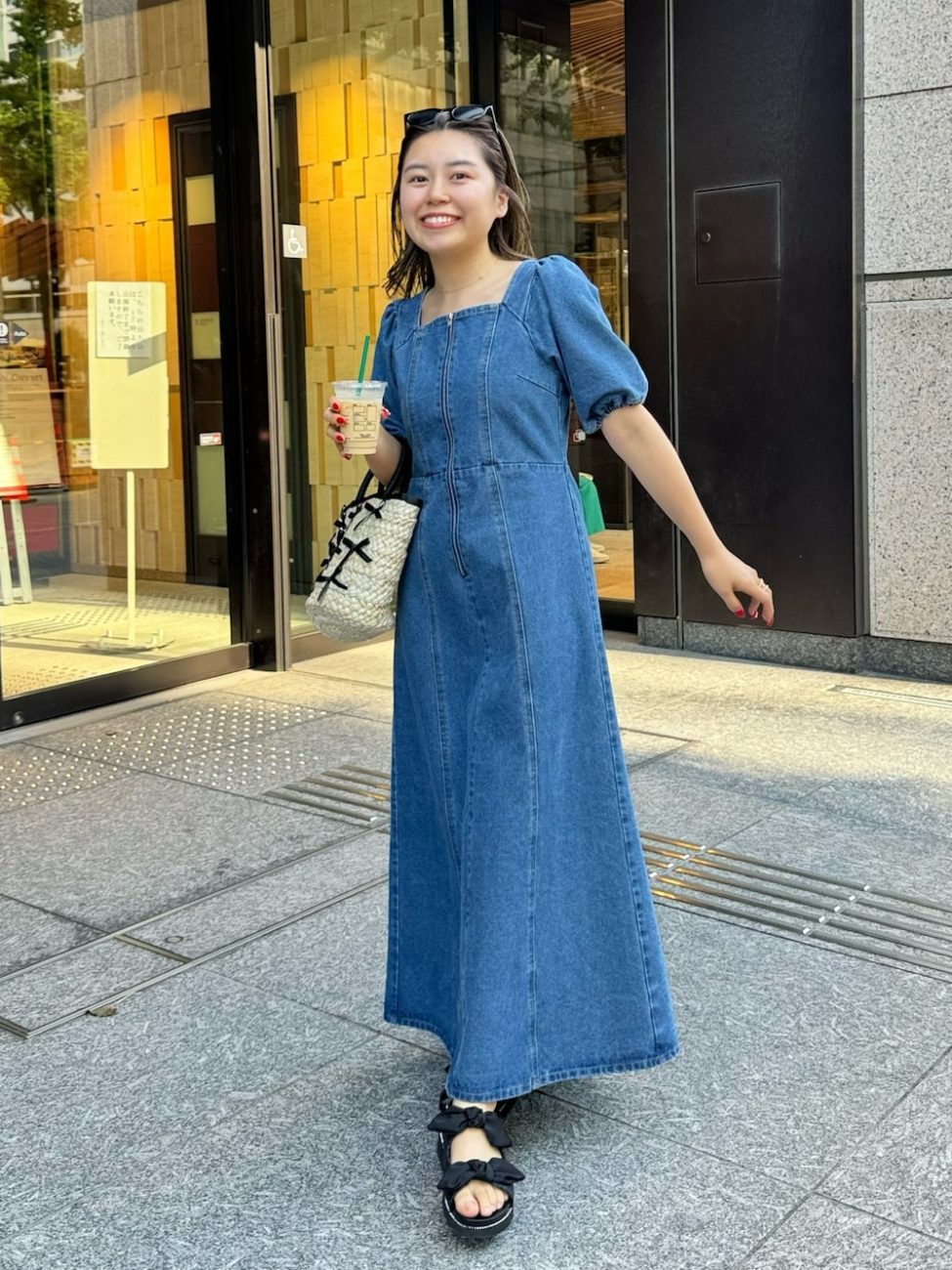 ▼ワンピースなら一枚でさまになる