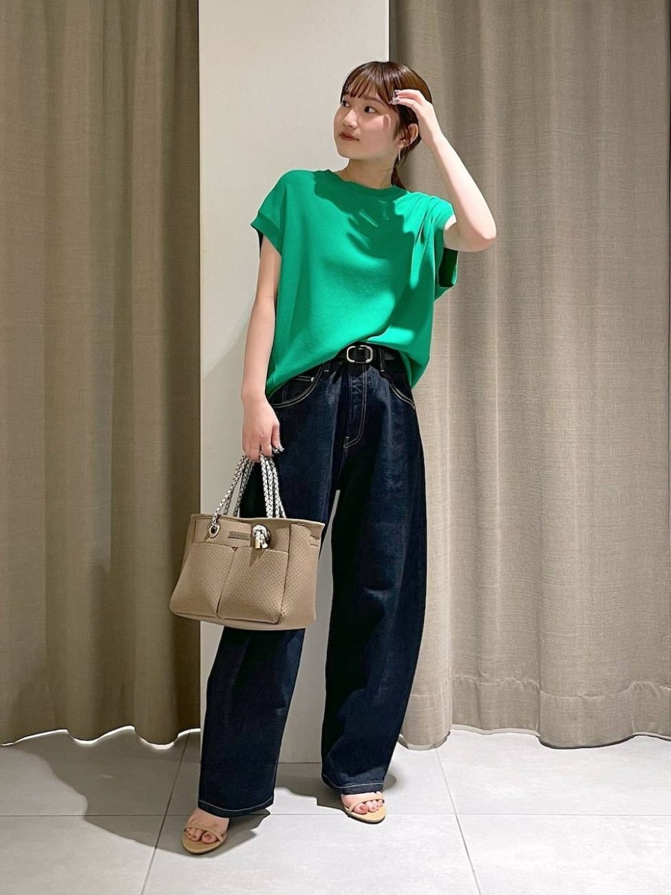 ▼スタイリッシュな体型を活かす