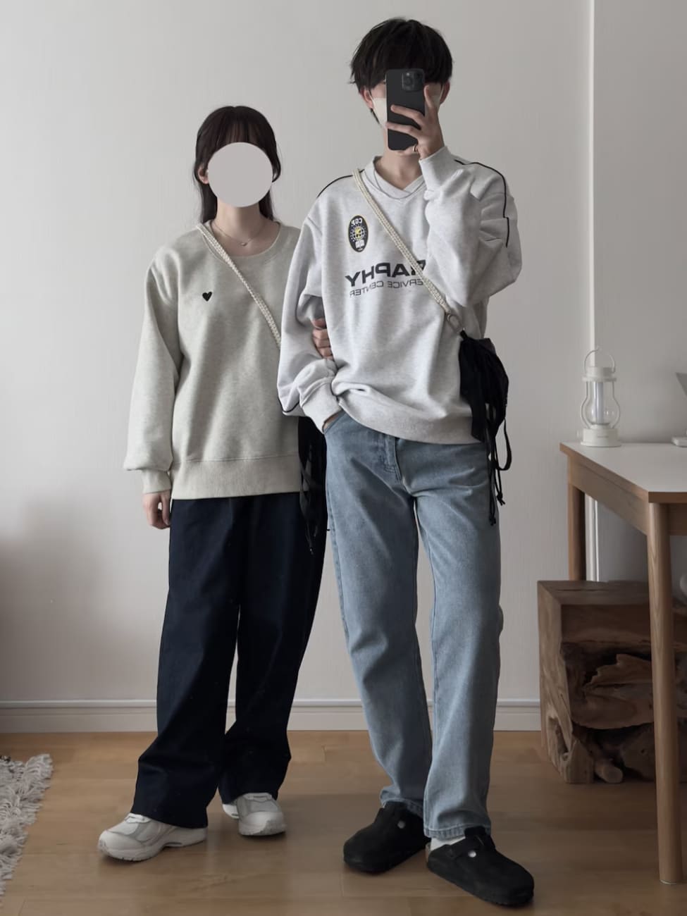 ④おそろコーデかワンポイントリンクコーデが可愛い!