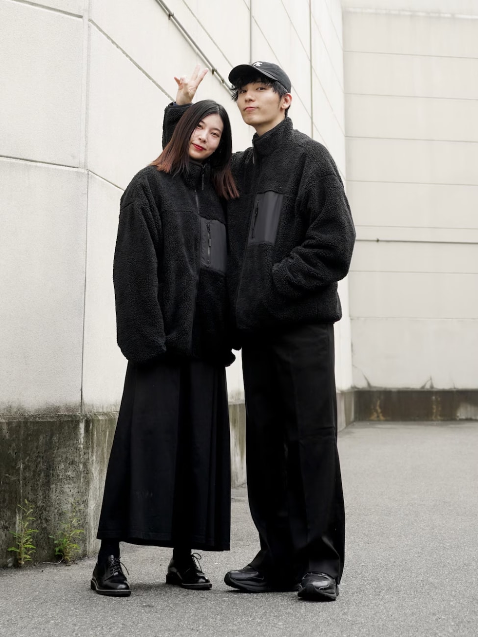 ▼モコモコフリースでほっこりペアルック