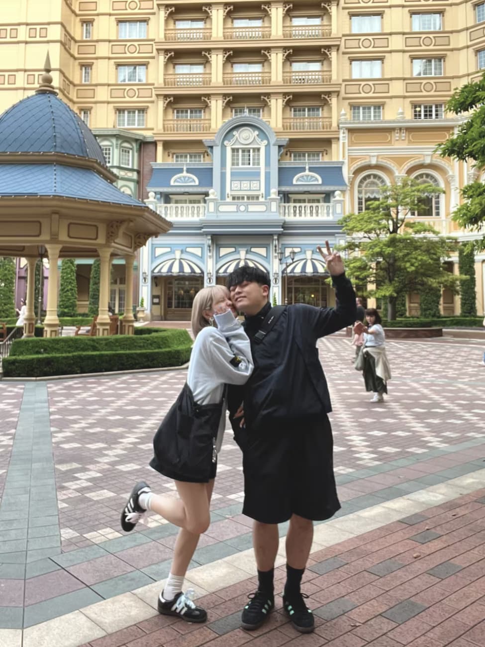 ▼動きやすさ抜群のカジュアルカップルコーデ