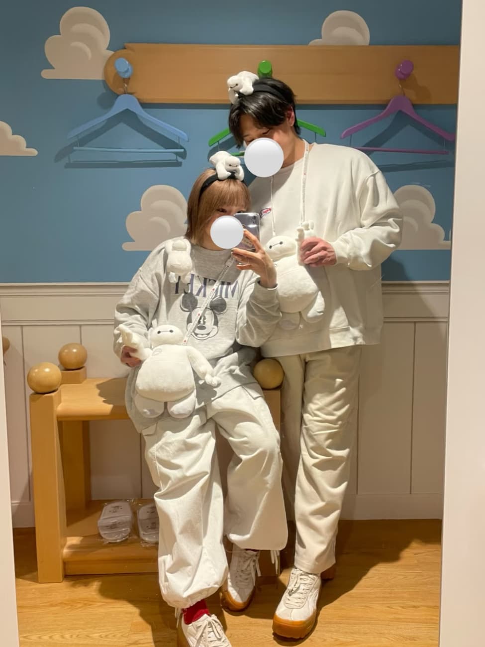 ▼温もりのある優しげカップルコーデ