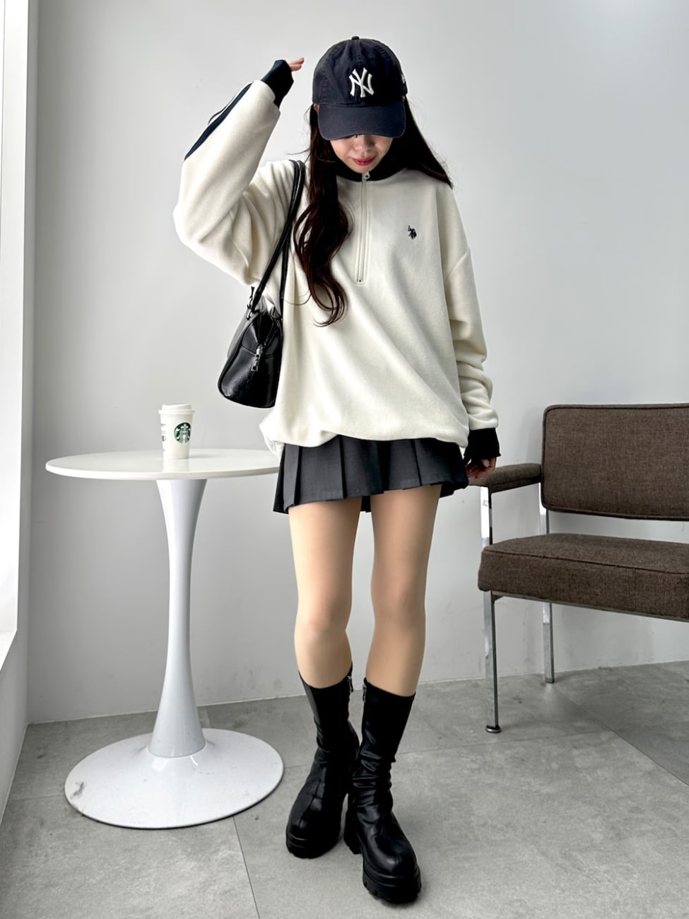 ▼トレンドの韓国風ファッションでこなれ感をオン