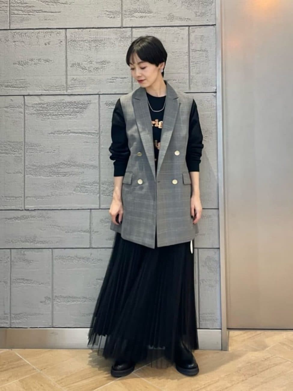 ▼ジレをスタイリッシュに着こなす