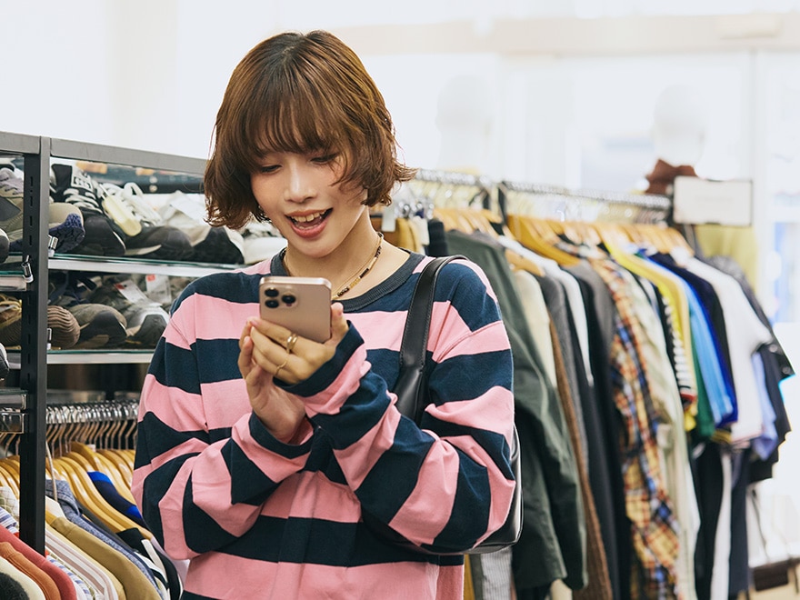 査定完了を知らせるSMS