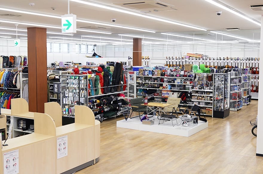 川越小仙波店の1階の売場