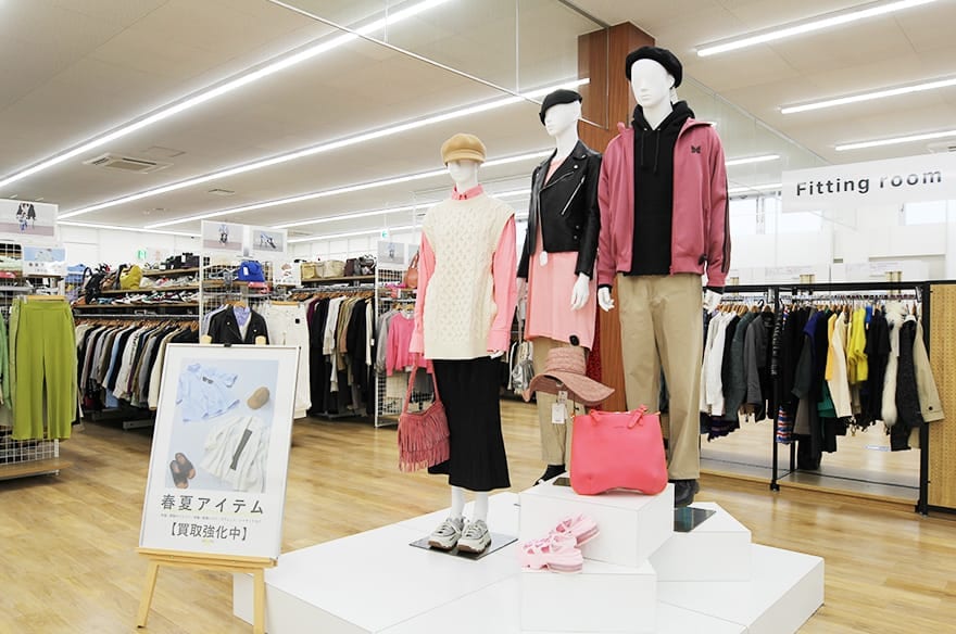 川越小仙波店の2階の売場