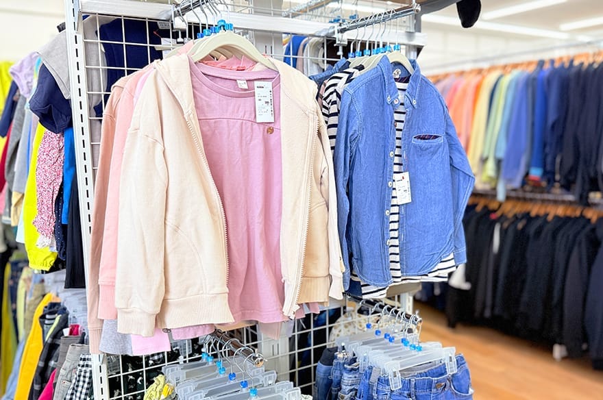 キッズアパレルコーナー
