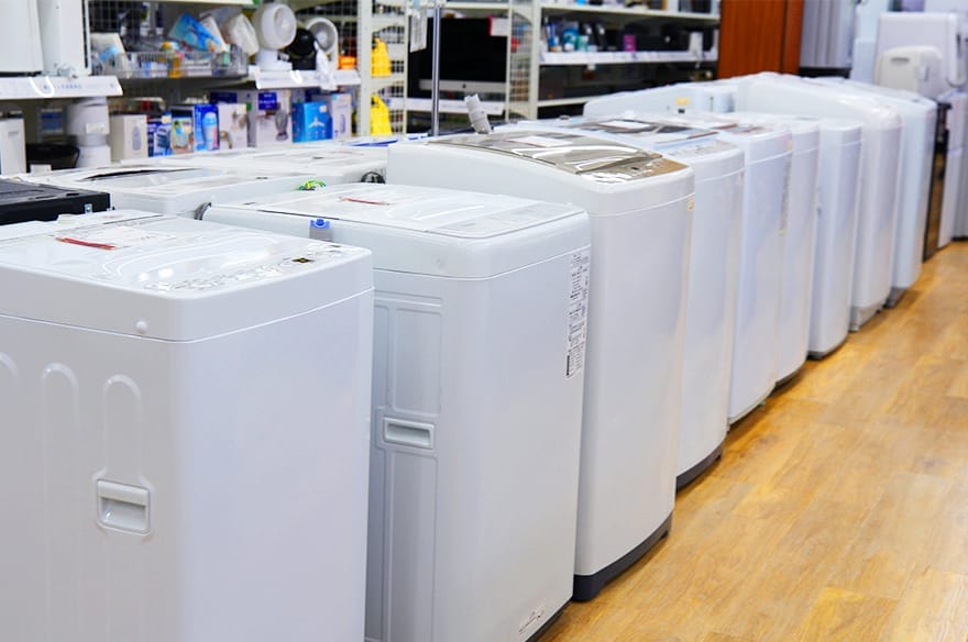 新生活の必需品「洗濯機」