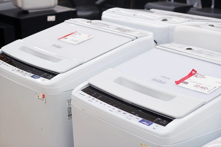 新生活の必需品②「洗濯機」