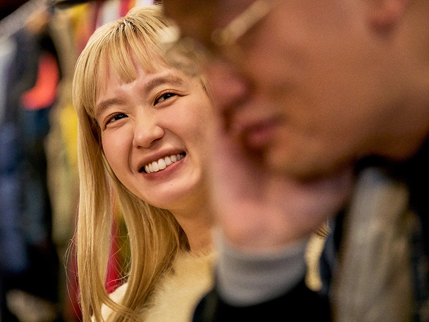 良い雰囲気で進む古着好き同士の対談