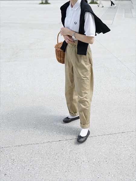 〈FRED PERRY フレッドペリー〉のポロシャツ