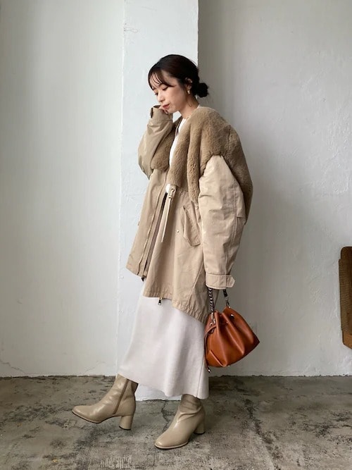 モッズコートで甘さをセーブ