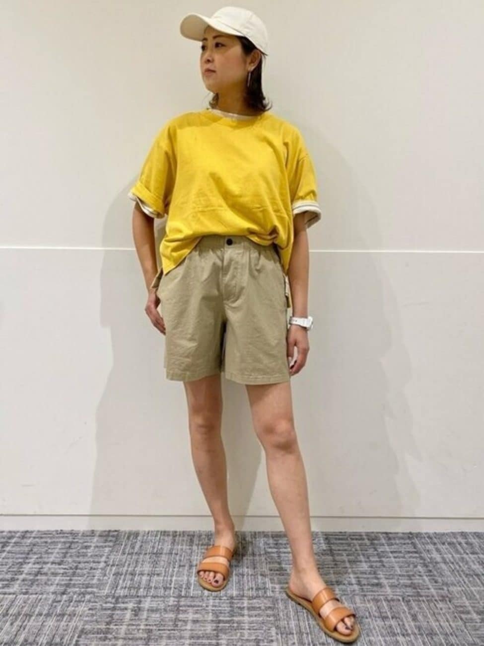 ボーダーTシャツ+半袖Tシャツ