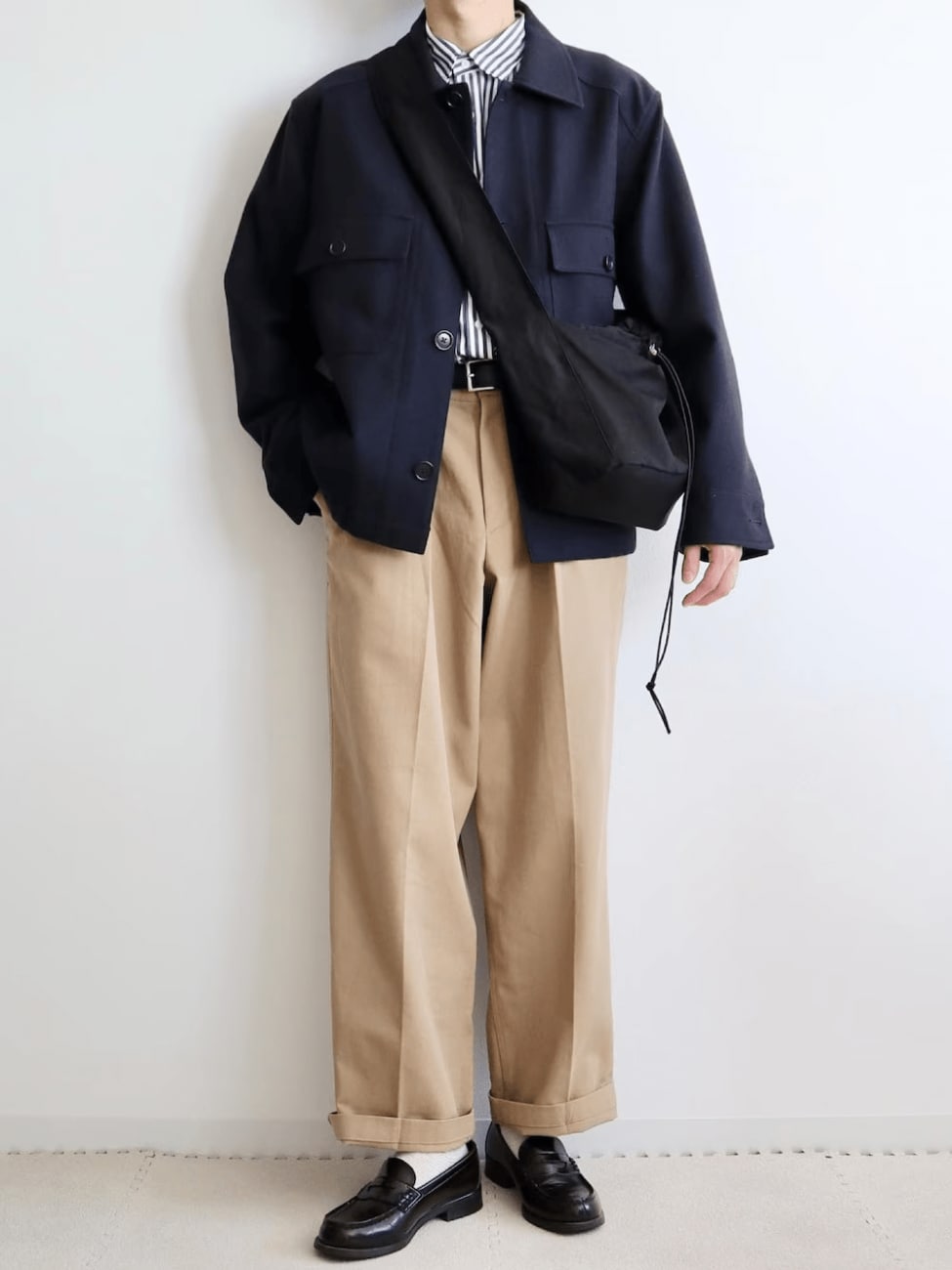 ほどよいオーバーサイズ感がおしゃれの鍵