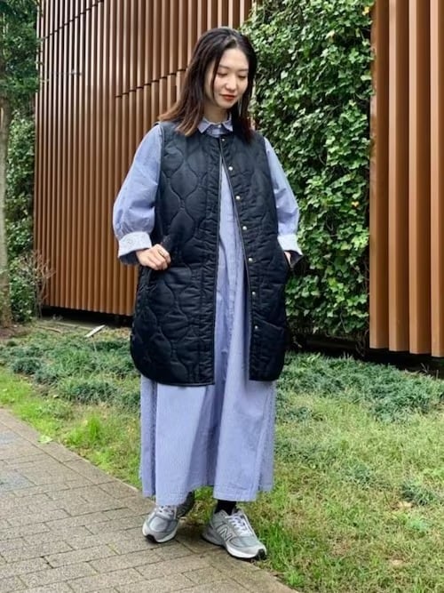 ▼ワンピース|ロング丈でスタイルアップを狙う