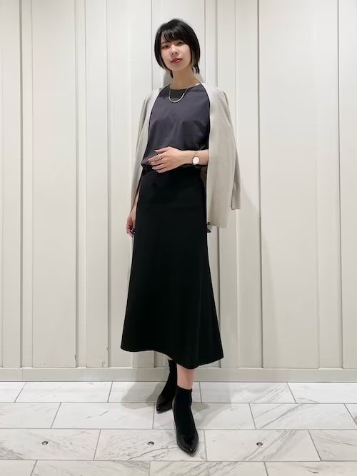 【2】腕を通さずに羽織るだけ
