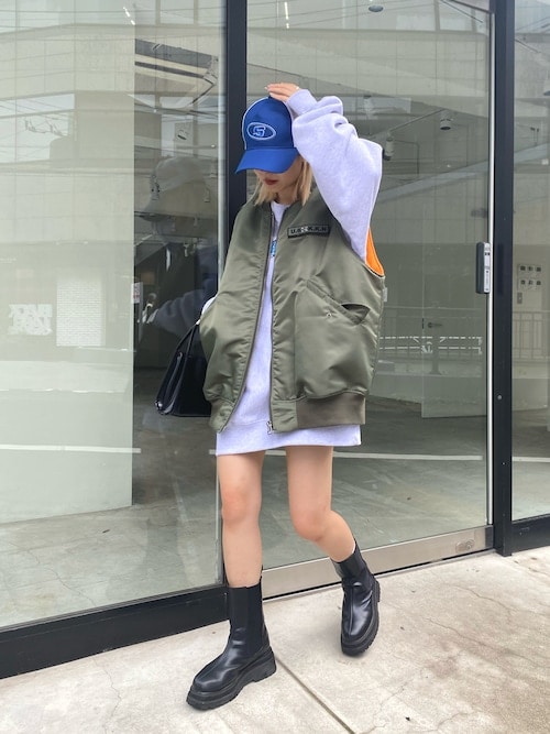 ▼メンズのベストとスウェットもゴアブーツで着こなす