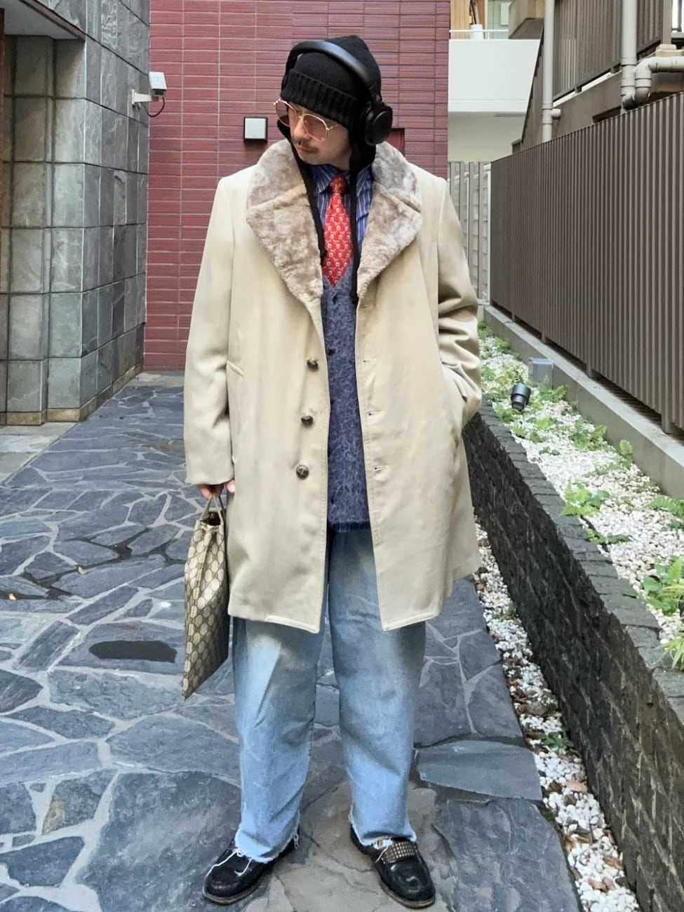 ▼ゴージャスなコートでつくる主役級コーデ