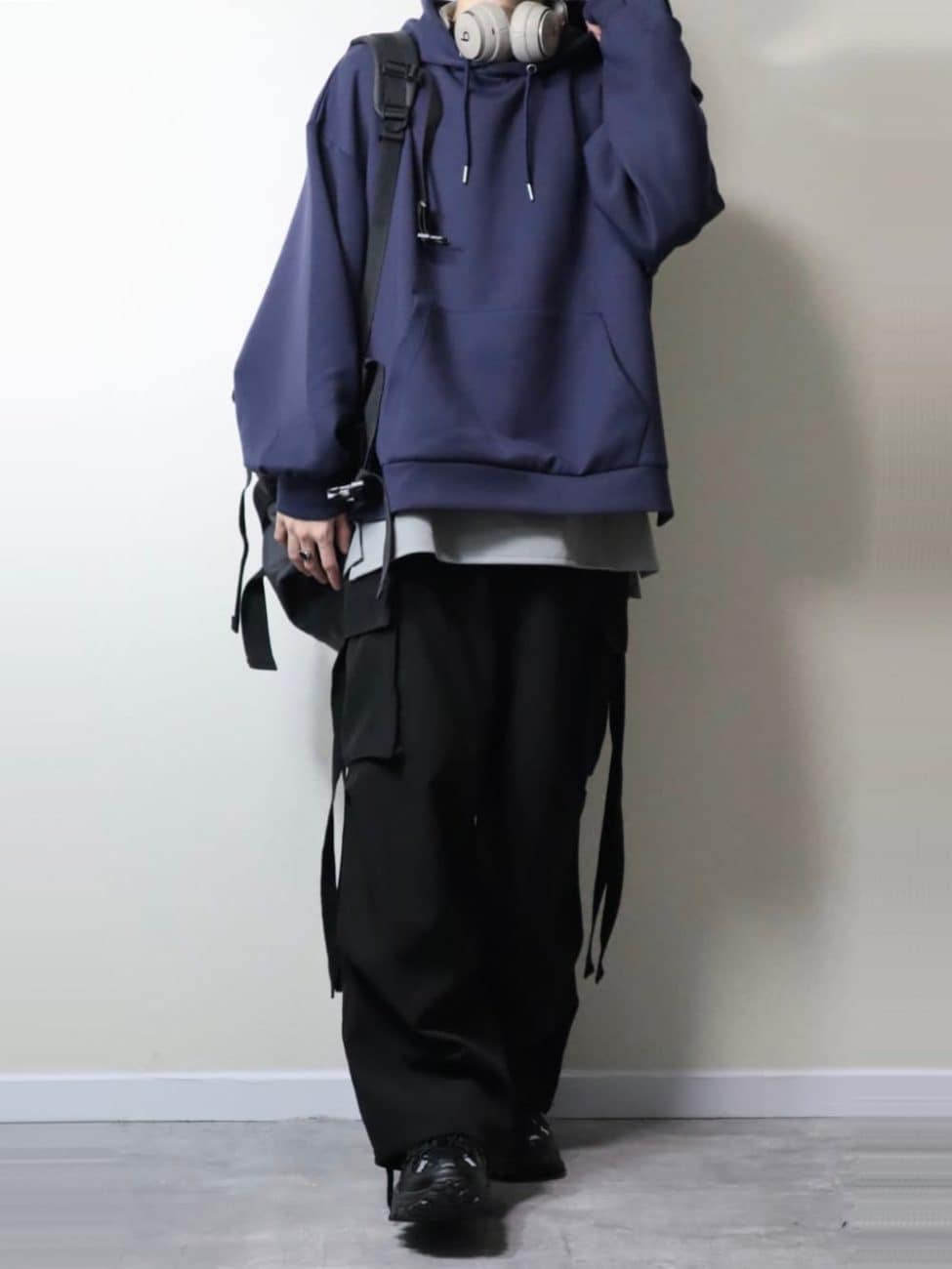 【高校生・大学生】ズルッとシルエットでこなれ感を