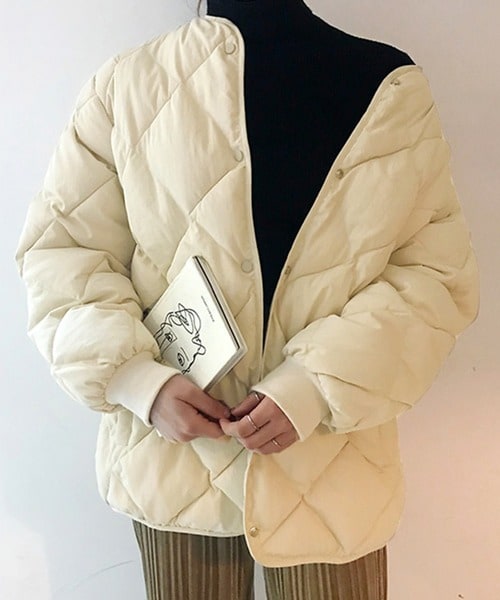 ⑩〈キルティングジャケット〉