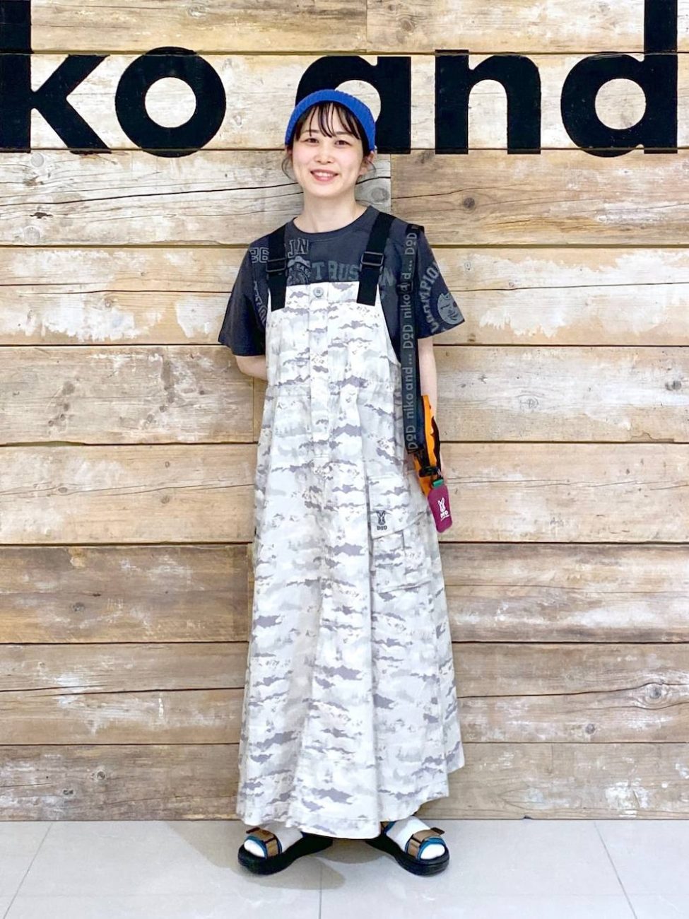 ▼グランピングに◎なワンピースを主役に