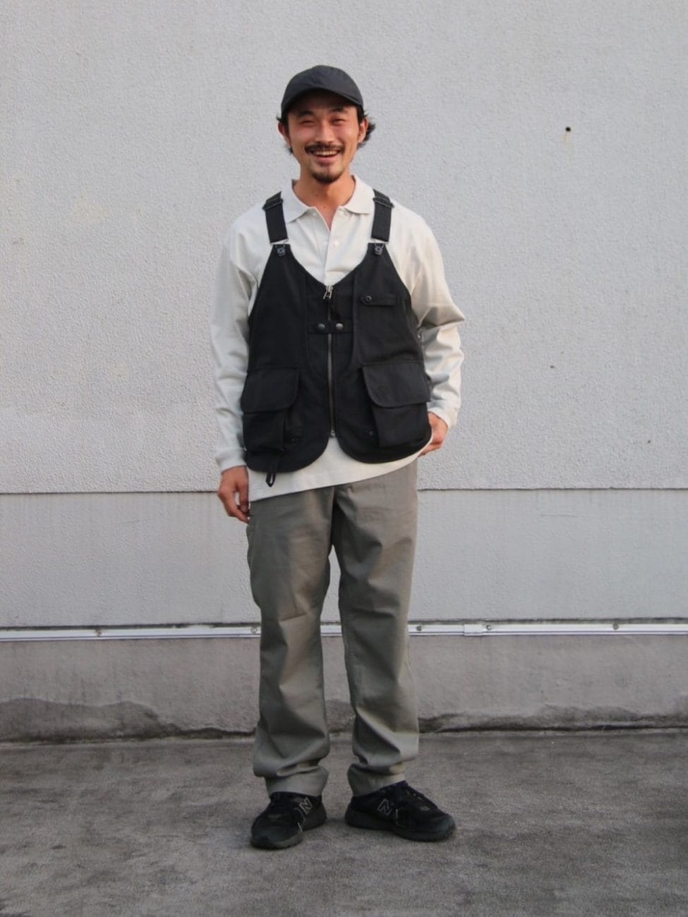 ▼焚き火対応ベストでおしゃれさも安全性も