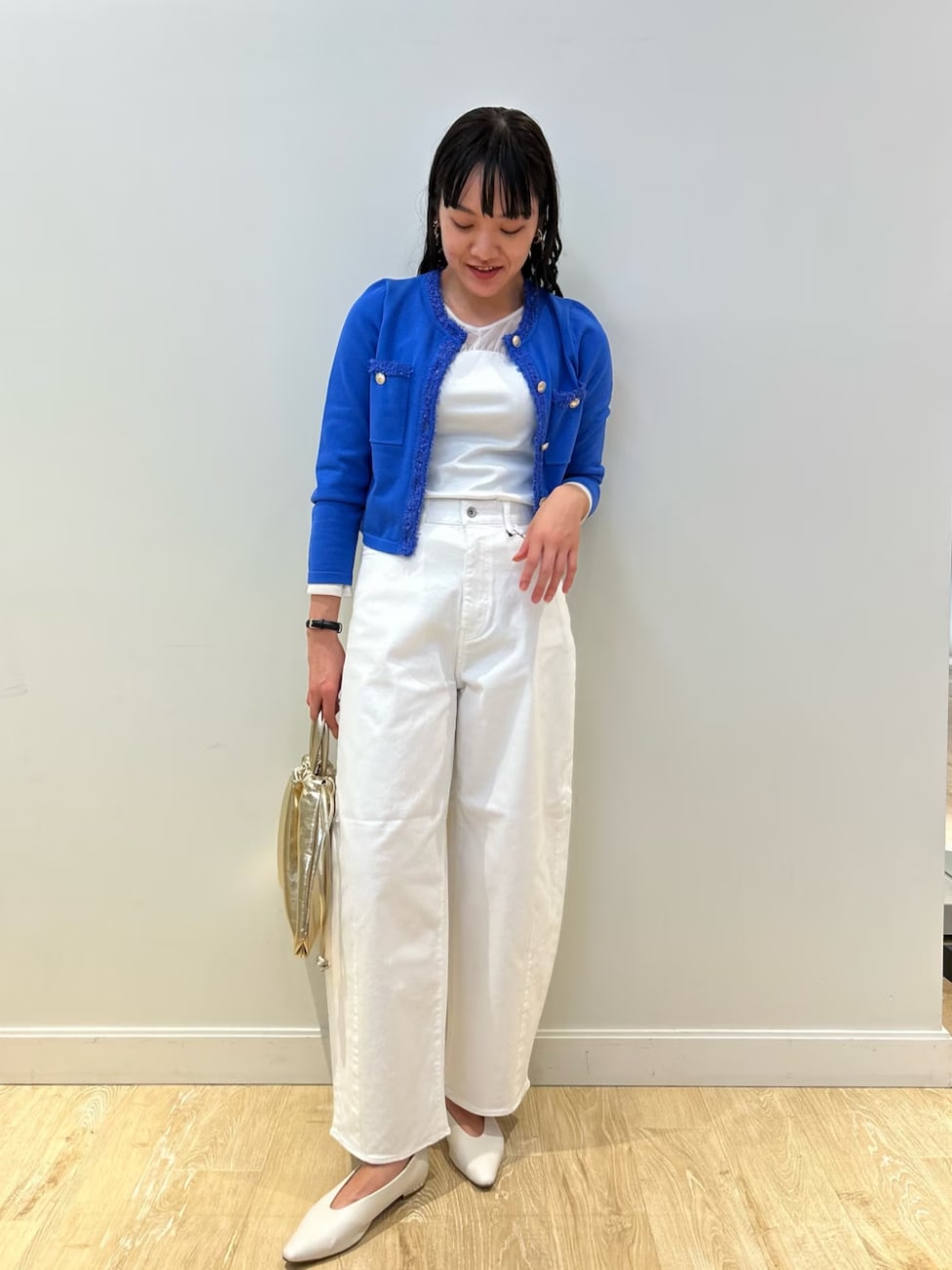 ▼無駄のない美シルエットデニムコーデ
