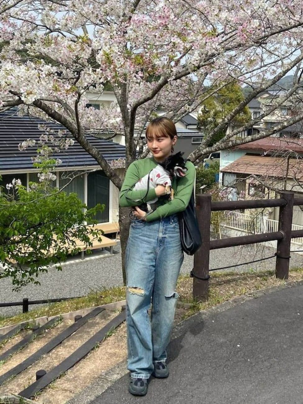 ▼お花見コーデ|パンツ