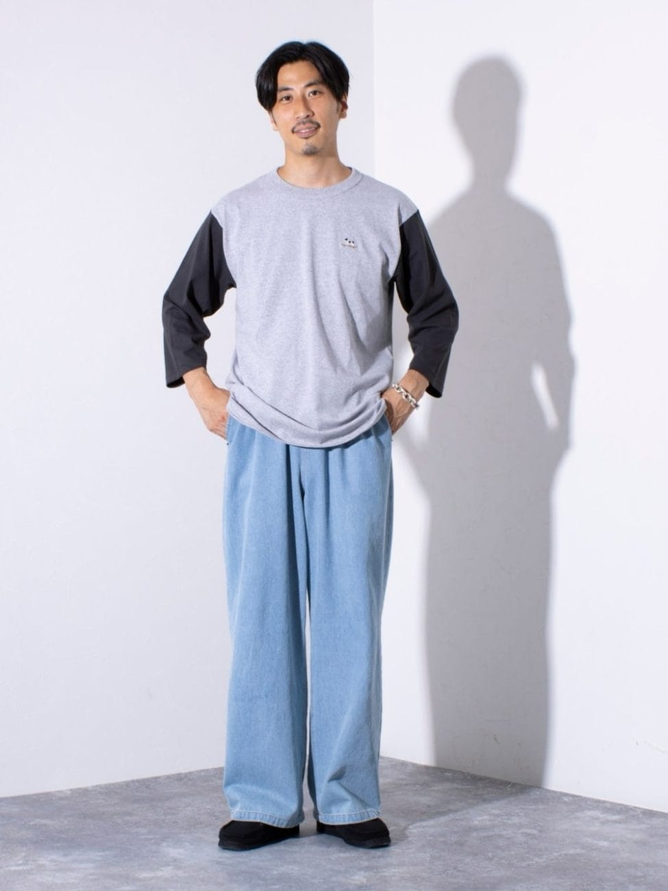 ▼初秋は7分袖のTシャツがおすすめ