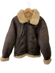 画像：COMBAT CLOTHING/フライトジャケット/M/羊革/BRW/無地