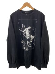 画像：天使/長袖Tシャツ/コットン/BLK/2217-615