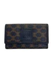 画像：キーケース/レザー/BLK/モノグラム/レディース