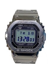 画像：ソーラー腕時計・G-SHOCK/デジタル/ステンレス/SLV/SLV