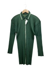 画像：長袖ブラウス/3/ポリエステル/GRN