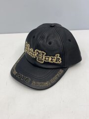 画像：キャップ/FREE/レザー/BLK/メンズ