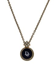 画像：ネックレス/--/ラインストーン/GLD/トップ有/レディース/トロッターロゴ//