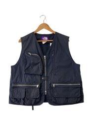 画像：ベスト/L/コットン/NVY/無地/NP2804N/ANGLE VEST/アウトドア/多機能ポケット///
